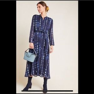 Cloth & Stone Bita tie-dye shirtdress NWT